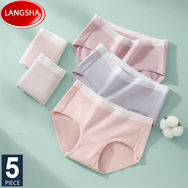 5Pcs Women's Cotton Panties Breathable Underwear Solid Girls Briefs Sexy Low Waist Ladies Underpants Soft Female Lingerie M-XXL
5Pcs Women's Cotton Panties Breathable Underwear Solid Girls Briefs Sexy Low Waist Ladies Underpants Soft Female Lingerie M-XXL