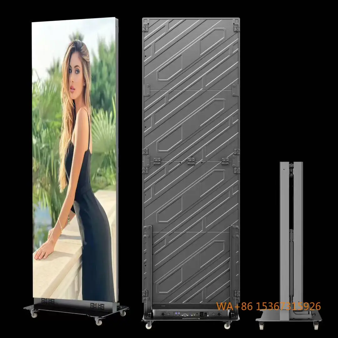 P2 Indoor LED Poster 3840Hz WiFi/4G/USB/LAN Control Acrylic Protection Portable Advertising Machine
P2 Indoor LED Poster 3840Hz WiFi/4G/USB/LAN Control Acrylic Protection Portable Advertising Machine
