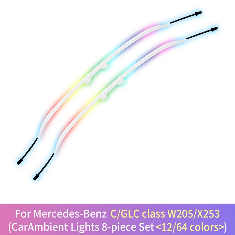Seat Back Ambient Light 3/12/64 Colors For Mercedes-Benz C/E/GLC W205 W206 W213 X253 Rear Seat Modified Car Interior Decoration
Seat Back Ambient Light 3/12/64 Colors For Mercedes-Benz C/E/GLC W205 W206 W213 X253 Rear Seat Modified Car Interior Decoration