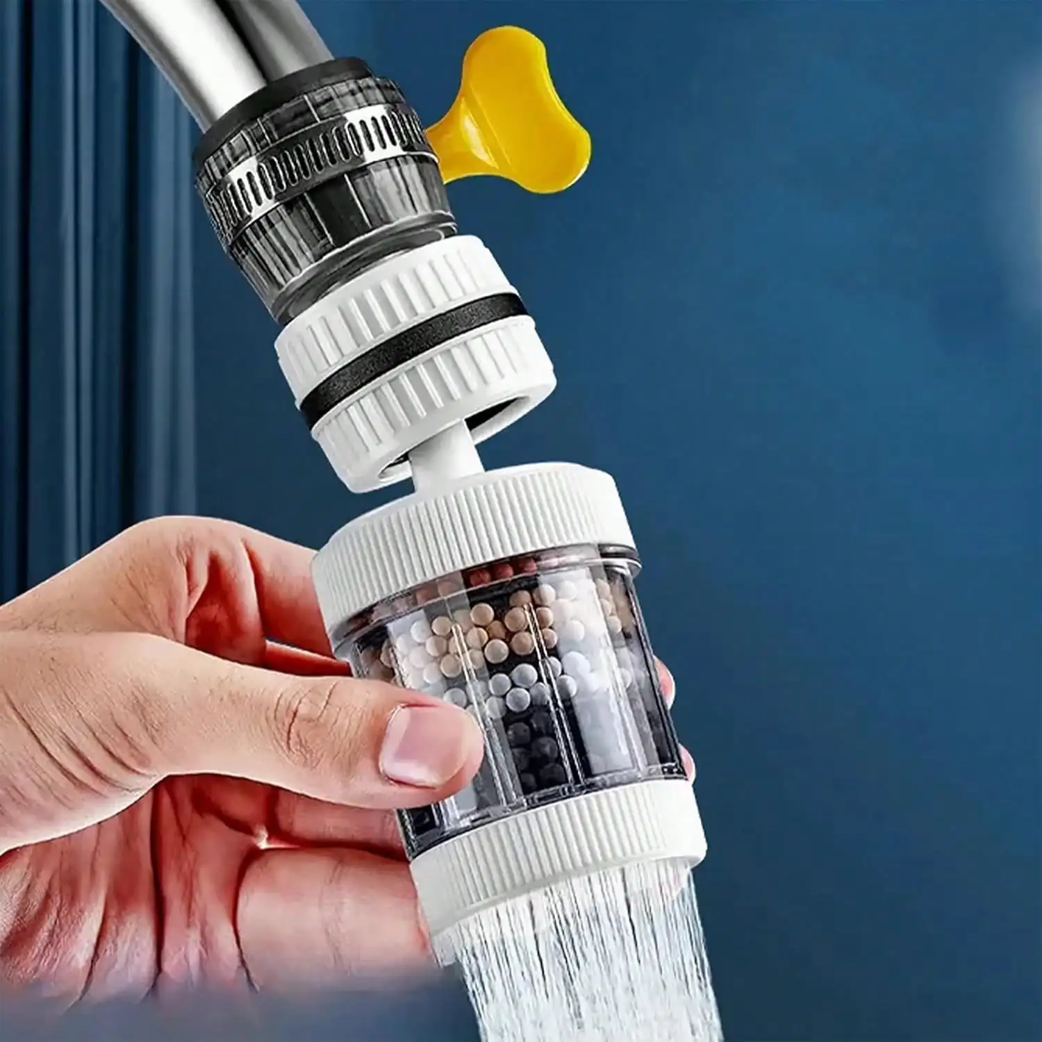 Multi-Layer Filtering Faucet Water Purifier, Faucet Filter Purifier, Kitchen Faucet Filter To Remove Chlorine, Fluoride, Heavy M
Multi-Layer Filtering Faucet Water Purifier, Faucet Filter Purifier, Kitchen Faucet Filter To Remove Chlorine, Fluoride, Heavy M