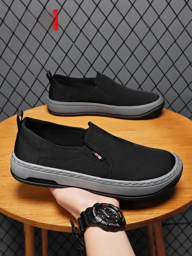 Men's Canvas Slip-On Shoes Breathable Old Beijing Low-Top Casual Footwear round Toe Flat Heel Summer Collection 2025
Men's Canvas Slip-On Shoes Breathable Old Beijing Low-Top Casual Footwear round Toe Flat Heel Summer Collection 2025