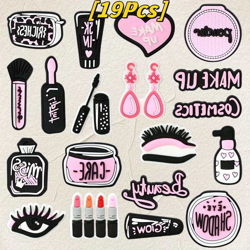 19Pcs Cosmetics Theme Collection, Shoes, Buttons, Cosmetics, Beauty, Lipstick, Mascara, Pattern Ornaments, Fun DIY Gifts
19Pcs Cosmetics Theme Collection, Shoes, Buttons, Cosmetics, Beauty, Lipstick, Mascara, Pattern Ornaments, Fun DIY Gifts