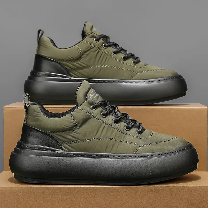 Men Winter New Work Thick Sole Flat Shoe for Men Driving Anti Slip Wear Resistant Tidal Shoes for Men Comfort Platform Lefu Shoe
Men Winter New Work Thick Sole Flat Shoe for Men Driving Anti Slip Wear Resistant Tidal Shoes for Men Comfort Platform Lefu Shoe