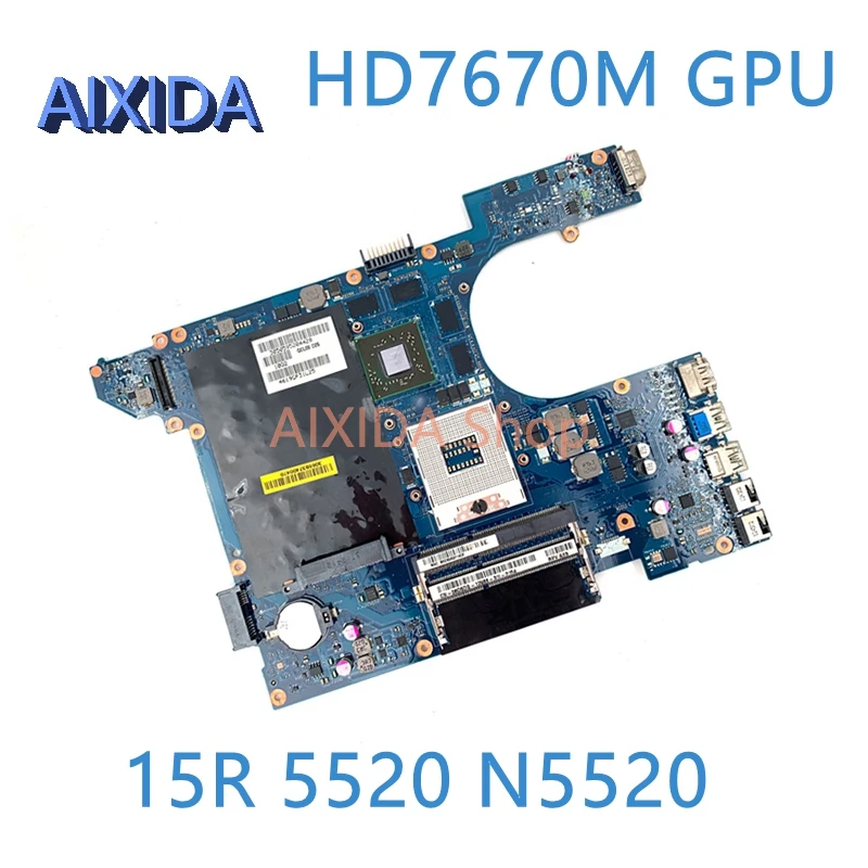 AIXIDA QCL00 LA-8241P CN-06D5DG 06D5DG Laptop Motherboard For Dell Inspiron 15R 5520 N5520 HD7670M GPU MAIN BOARD full test
AIXIDA QCL00 LA-8241P CN-06D5DG 06D5DG Laptop Motherboard For Dell Inspiron 15R 5520 N5520 HD7670M GPU MAIN BOARD full test