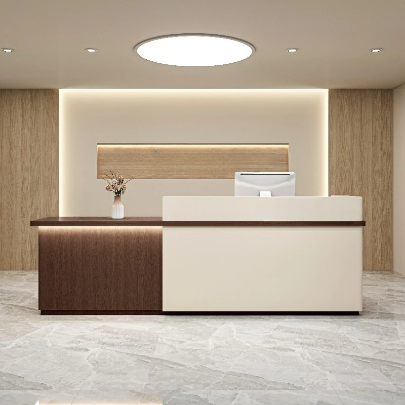 Company Simple Reception Desks Executive Beauty Luxury Design Reception Desks Minimalist Aesthetic Mostrador Trendy Furniture
Company Simple Reception Desks Executive Beauty Luxury Design Reception Desks Minimalist Aesthetic Mostrador Trendy Furniture