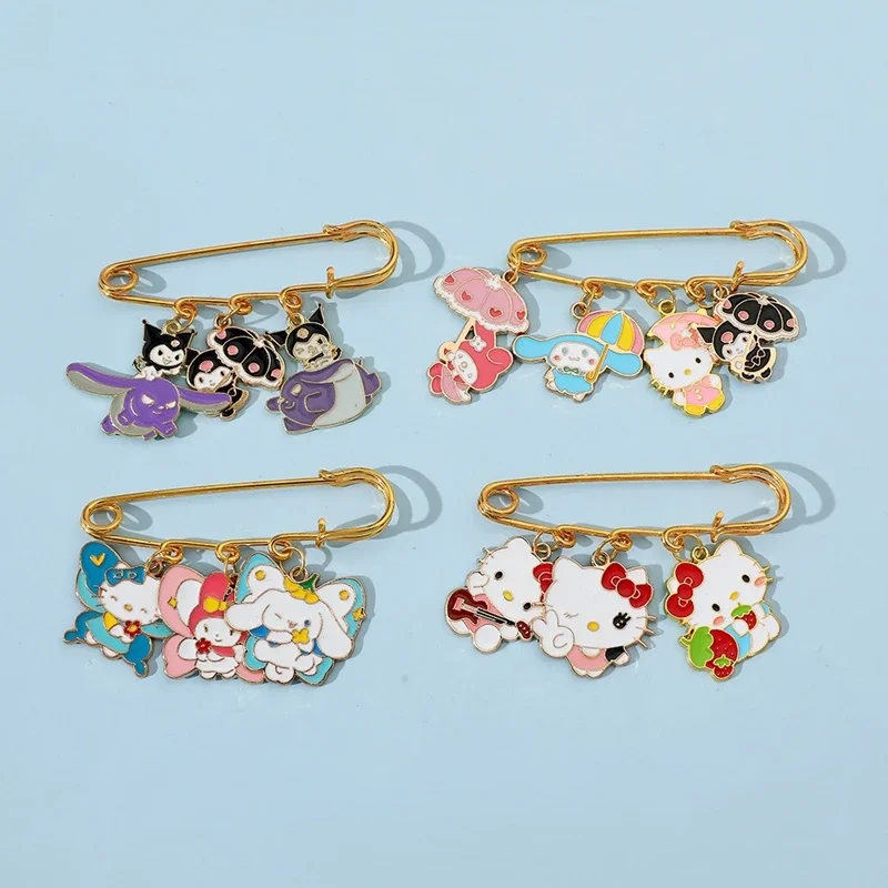 Cartoon Anime Hello Kitty Metal Badges Cinnamoroll Pins Guigou Kuromi Alloy Badge Backpack Clothing Accessories Festival Gift
Cartoon Anime Hello Kitty Metal Badges Cinnamoroll Pins Guigou Kuromi Alloy Badge Backpack Clothing Accessories Festival Gift