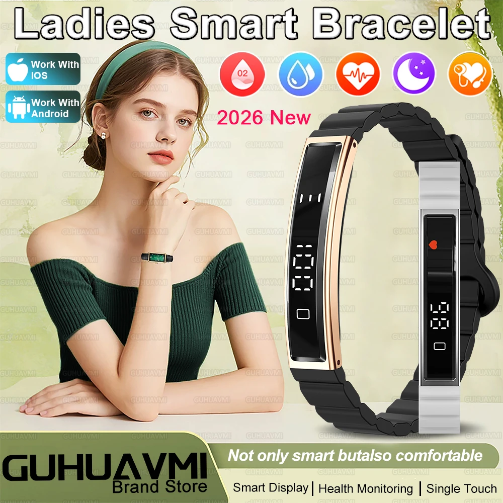 New Smart Bracelet luxury Women's Heart rate sleep Health Monitoring Exercise Menstrual Waterproof Advanced Sense Watch Women
New Smart Bracelet luxury Women's Heart rate sleep Health Monitoring Exercise Menstrual Waterproof Advanced Sense Watch Women