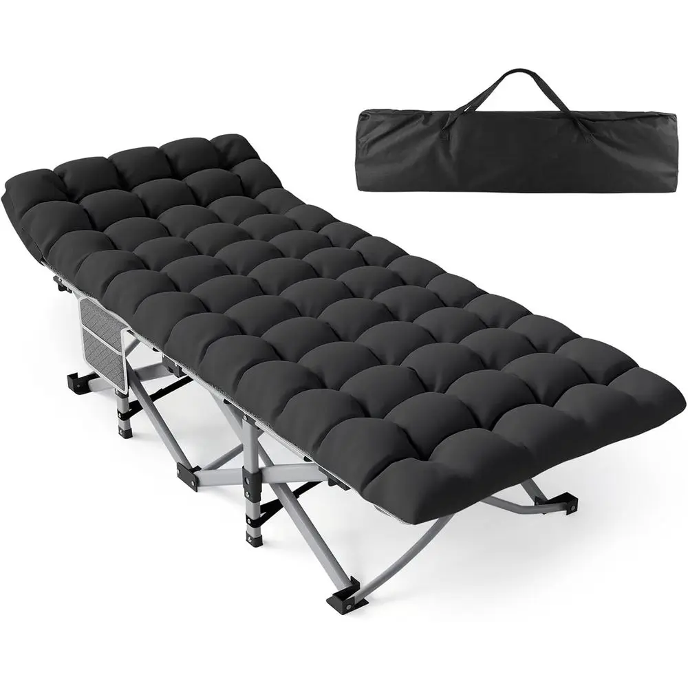 Heavy-Duty Adult Portable Cot with Mattress, Foldable Padded Cot for Camping, Travel, and Home Use, Supports Up to 500 lbs, 75x2
Heavy-Duty Adult Portable Cot with Mattress, Foldable Padded Cot for Camping, Travel, and Home Use, Supports Up to 500 lbs, 75x2