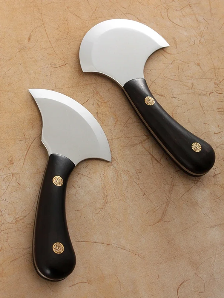 Black cloud knife leather knife thin knife leather semi-circular knife hand DIY leather leather tool knife blanking 5010
Black cloud knife leather knife thin knife leather semi-circular knife hand DIY leather leather tool knife blanking 5010