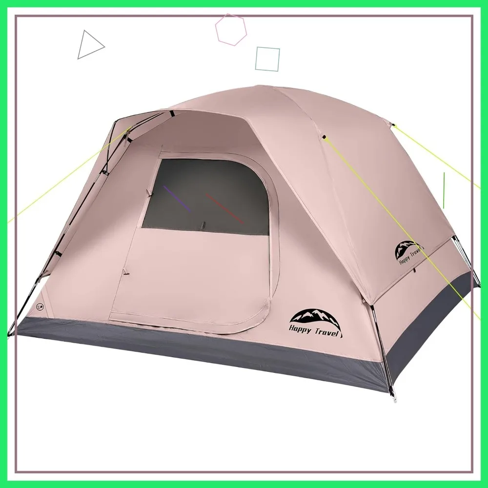 4 Person Camping Tent with Rainfly, Waterproof Dome Tent for Hiking & Backpacking
4 Person Camping Tent with Rainfly, Waterproof Dome Tent for Hiking & Backpacking