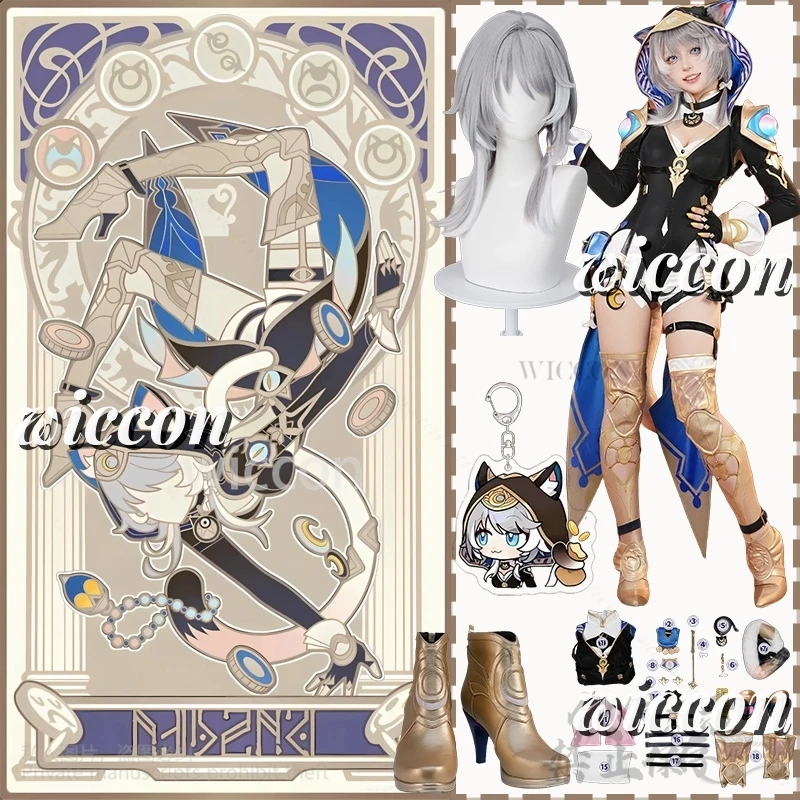 Anime Game Honkai Star Rail Cosplay Cipher Costume Sexy Cat Furry Uniform Jumpsuit Punk Hood Wig Shoes Jirai Kei Girl Customized
Anime Game Honkai Star Rail Cosplay Cipher Costume Sexy Cat Furry Uniform Jumpsuit Punk Hood Wig Shoes Jirai Kei Girl Customized