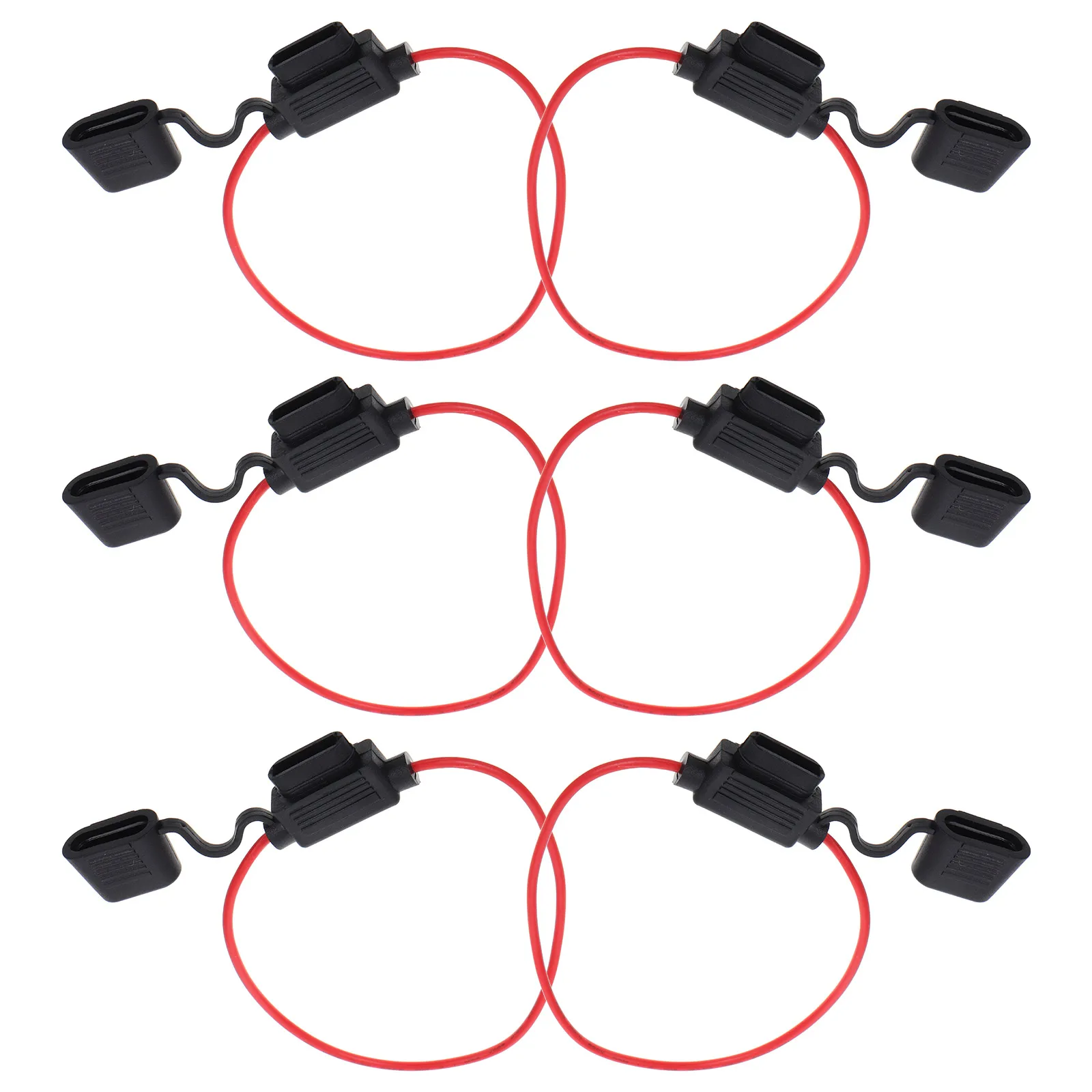 6Pcs Waterproof Automotive Inline Fuse Holder Kit Car Blade Fuse Bracket Circuit Protection Block Waterproof Bracket Kit 
6Pcs Waterproof Automotive Inline Fuse Holder Kit Car Blade Fuse Bracket Circuit Protection Block Waterproof Bracket Kit