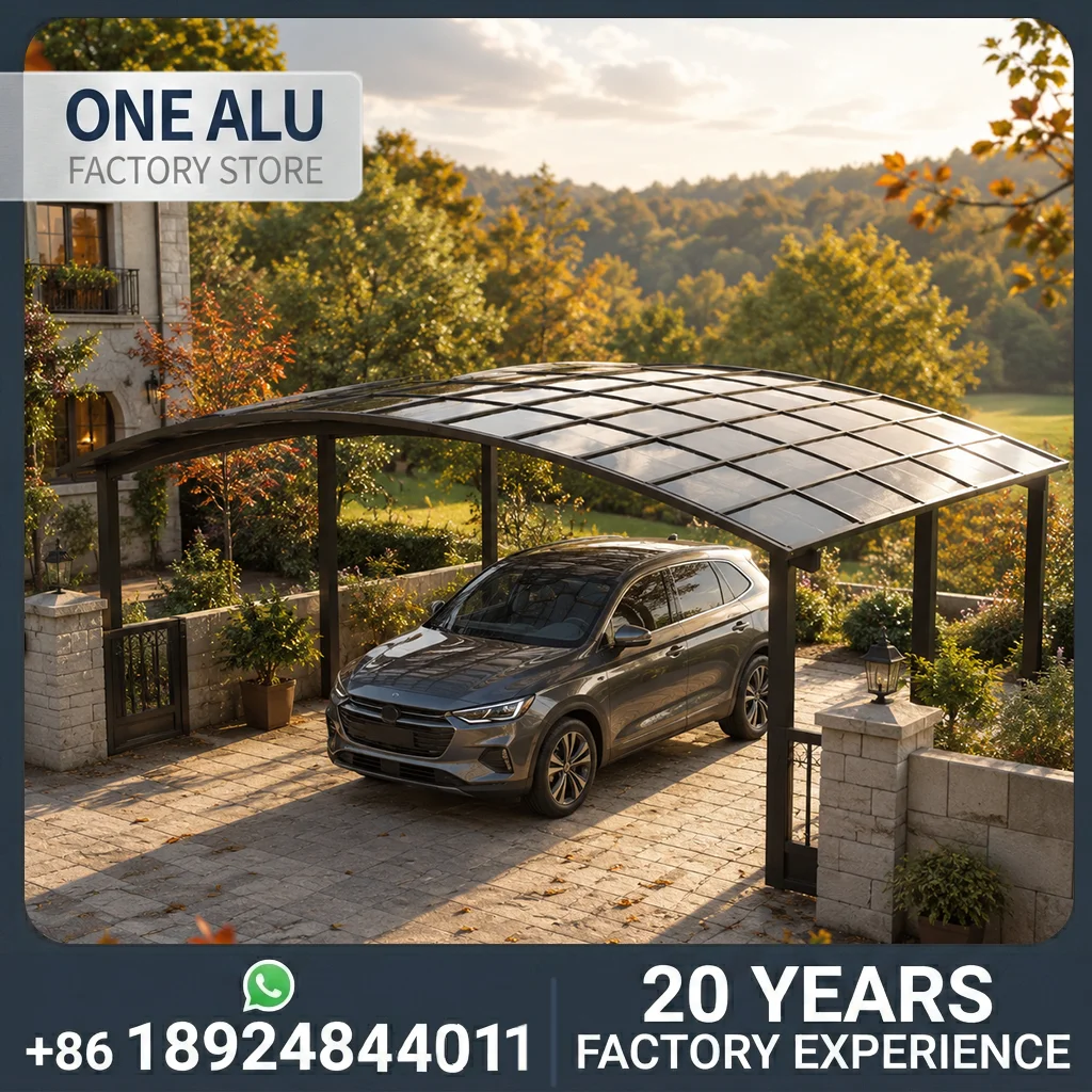 OneAlu CourtyardFlex Carport: Stylish Everyday Shelter for Private Courtyard Parking Areas with Heavy-Duty Aluminum Build
OneAlu CourtyardFlex Carport: Stylish Everyday Shelter for Private Courtyard Parking Areas with Heavy-Duty Aluminum Build