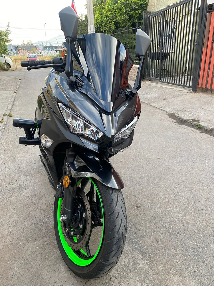Double Bubble Windshield WindScreen Screen For 2018 2019 2021 2022 2023 2024 Kawasaki Ninja 400 250 EX EX400 EX250 KRT Edition
Double Bubble Windshield WindScreen Screen For 2018 2019 2021 2022 2023 2024 Kawasaki Ninja 400 250 EX EX400 EX250 KRT Edition