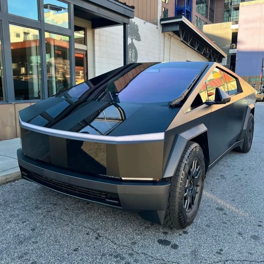 DIY Bright black For Tesla Cybertruck 2024-2026 Pre-cut PPF PET Paint Protection Film Color Changing Film Anti-Scratch Resistant
DIY Bright black For Tesla Cybertruck 2024-2026 Pre-cut PPF PET Paint Protection Film Color Changing Film Anti-Scratch Resistant