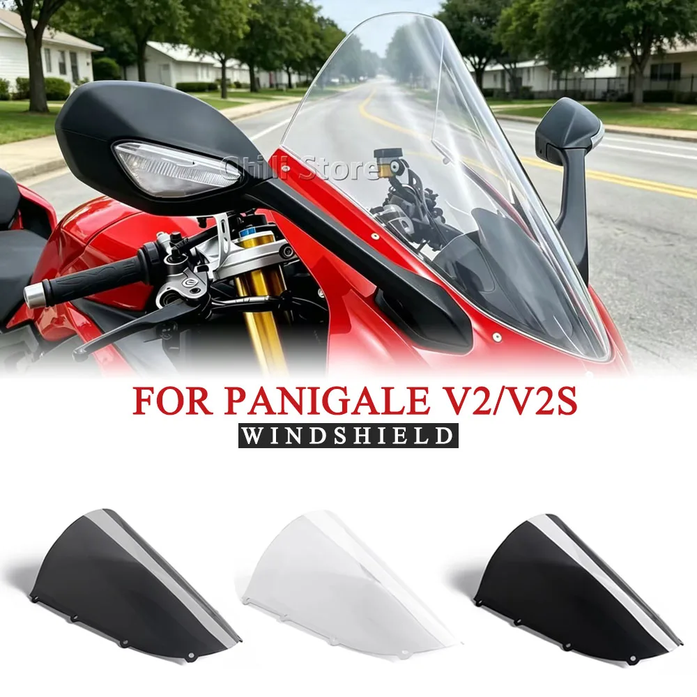 Motorcycle Double Bubble Windscreen Screen Windshield Wind Deflector Accessories For Ducati Panigale V2 S V2S 2025 2026
Motorcycle Double Bubble Windscreen Screen Windshield Wind Deflector Accessories For Ducati Panigale V2 S V2S 2025 2026