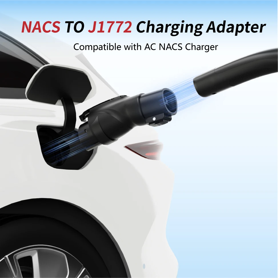 NACS TO J1772 Charging Adapter Compatible with AC NACS Charger
NACS TO J1772 Charging Adapter Compatible with AC NACS Charger