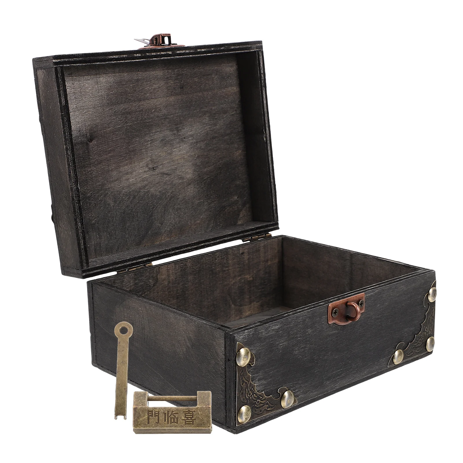 Retro Wooden Pirate Box Storage Boxes Small Treasure Chest Handheld Vintage Lockable Case with
Retro Wooden Pirate Box Storage Boxes Small Treasure Chest Handheld Vintage Lockable Case with