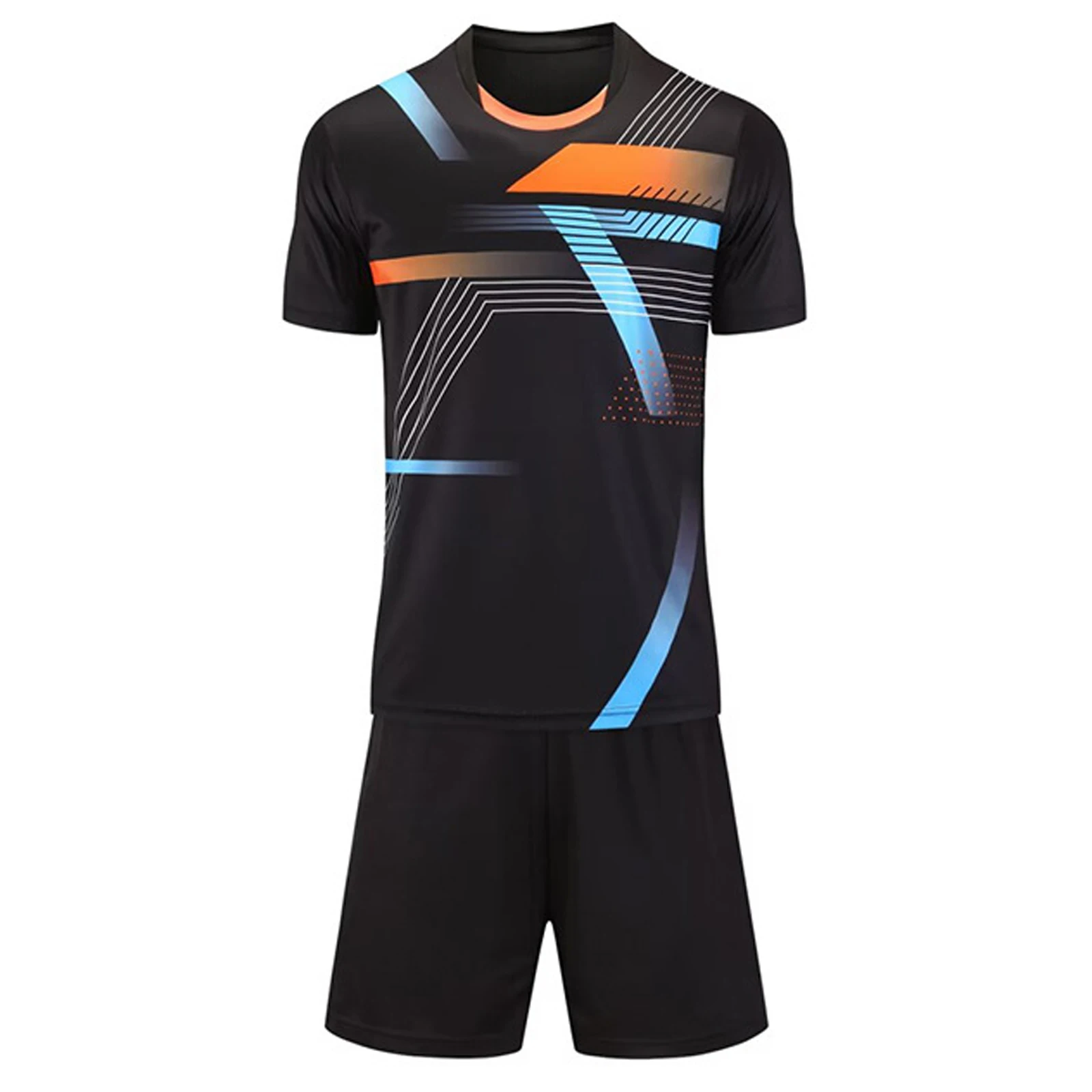 Kids Boys Football Training Uniform Quick-Drying Sports Set Short Sleeve Stylish Printed T-shirt with Drawstring Elastic Shorts
Kids Boys Football Training Uniform Quick-Drying Sports Set Short Sleeve Stylish Printed T-shirt with Drawstring Elastic Shorts