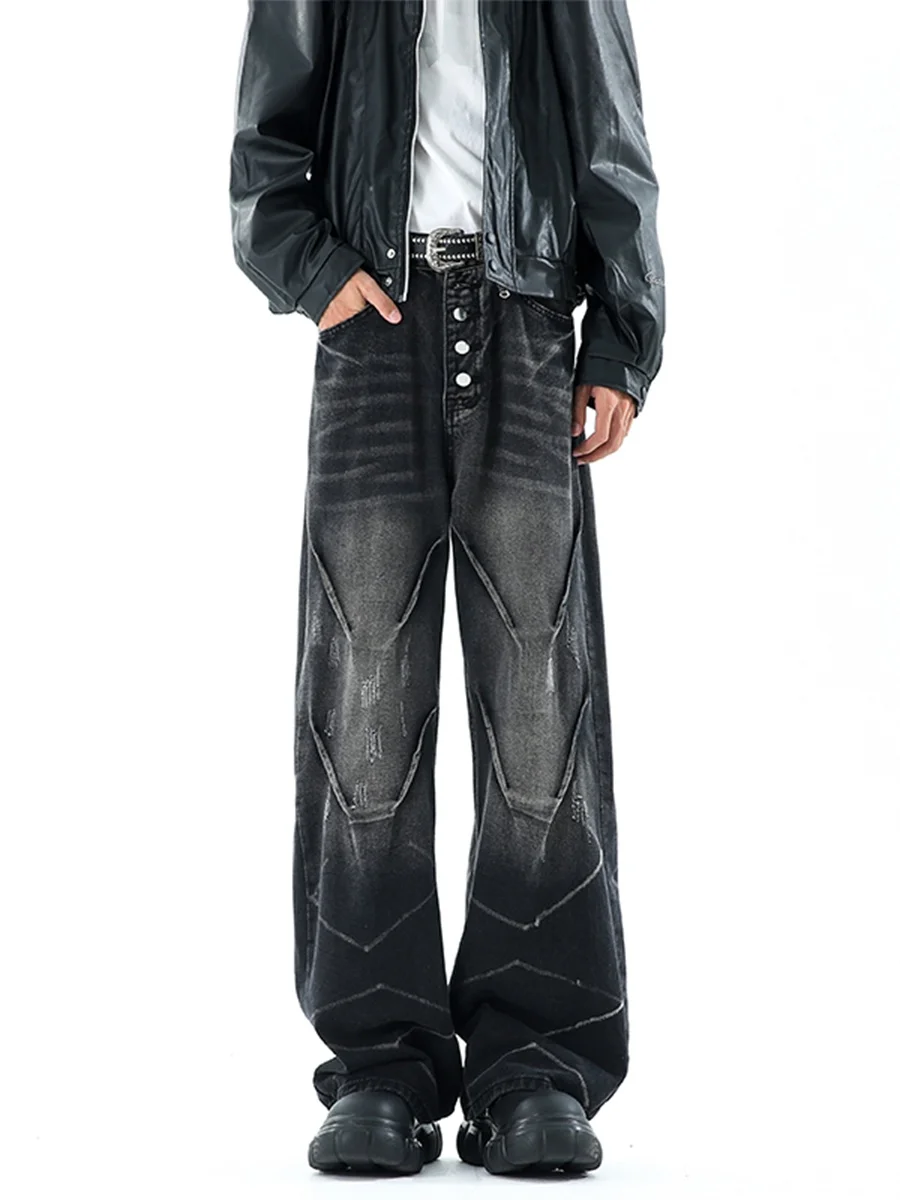 Джинсы Boyue в американском ретро-стиле, унисекс, с деконструктивным пэчворк-дизайном, повседневные брюки, прямые джинсы в уличном стиле
Джинсы Boyue в американском ретро-стиле, унисекс, с деконструктивным пэчворк-дизайном, повседневные брюки, прямые джинсы в уличном стиле