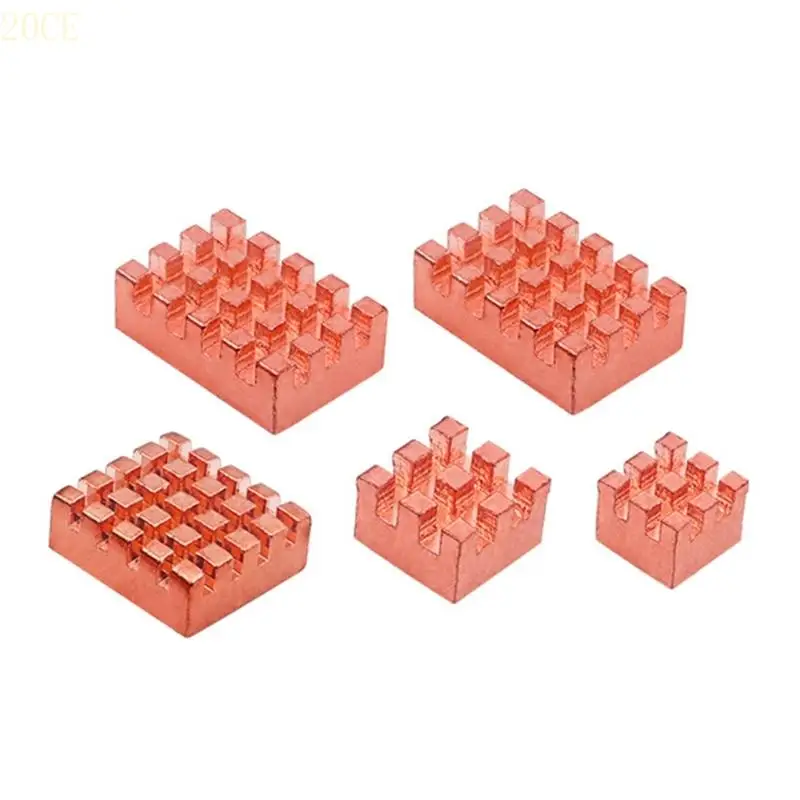 20CE Copper Heatsink Set 5Pcs Comprehensive Heatsinks For Banana OpenWrtOne Boards
20CE Copper Heatsink Set 5Pcs Comprehensive Heatsinks For Banana OpenWrtOne Boards