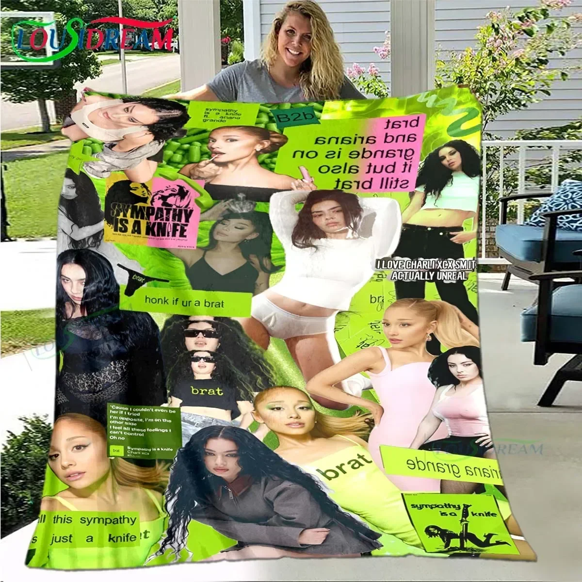 U.K. Pop Singer C-Charli Brat X-Xcx Four Seasons Blanket Sofa Cover Travel Bed Plush Blanket Travel Office Break Blanket Gift
U.K. Pop Singer C-Charli Brat X-Xcx Four Seasons Blanket Sofa Cover Travel Bed Plush Blanket Travel Office Break Blanket Gift
