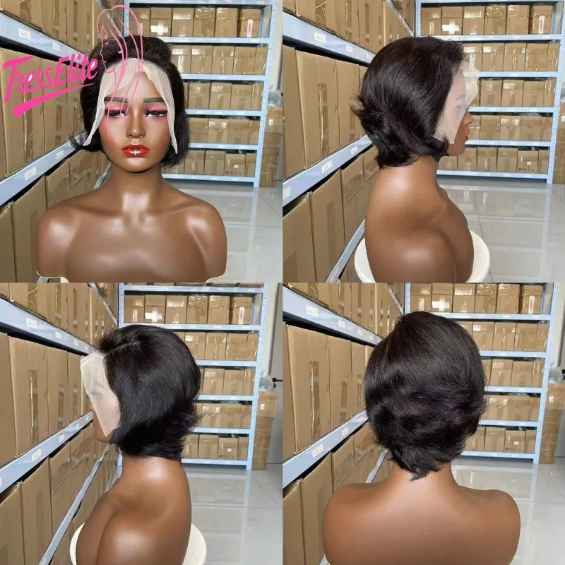 High Quality13x4 Lace Front 8 Inch Short Straight Wig Natural Color Human Hair Pre-Plucked Baby Hair Transparent for Women
High Quality13x4 Lace Front 8 Inch Short Straight Wig Natural Color Human Hair Pre-Plucked Baby Hair Transparent for Women