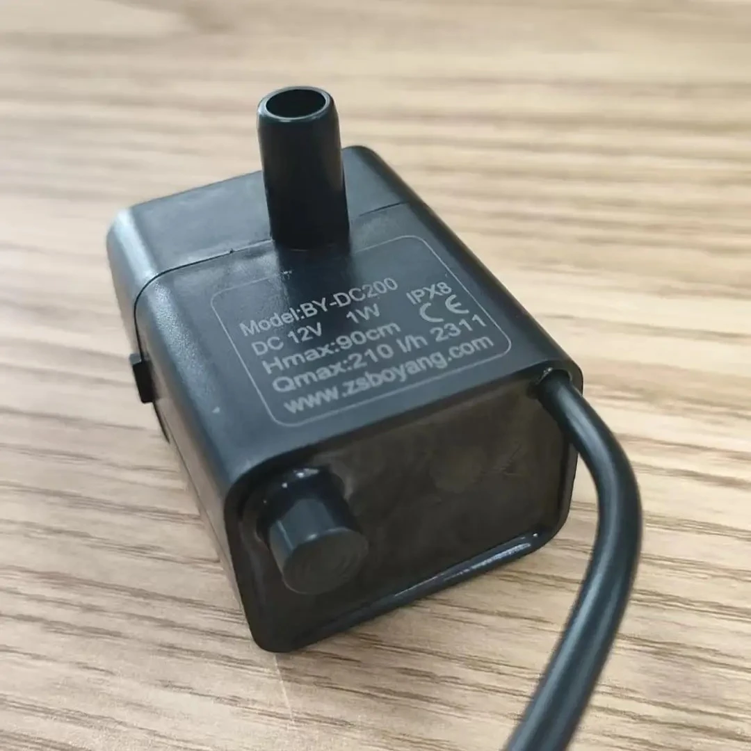 BY-DC200 Pet Drinking Fountain Water Pump 12V 1W Fish Tank Water Pump Soilless Submersible Pumps
BY-DC200 Pet Drinking Fountain Water Pump 12V 1W Fish Tank Water Pump Soilless Submersible Pumps
