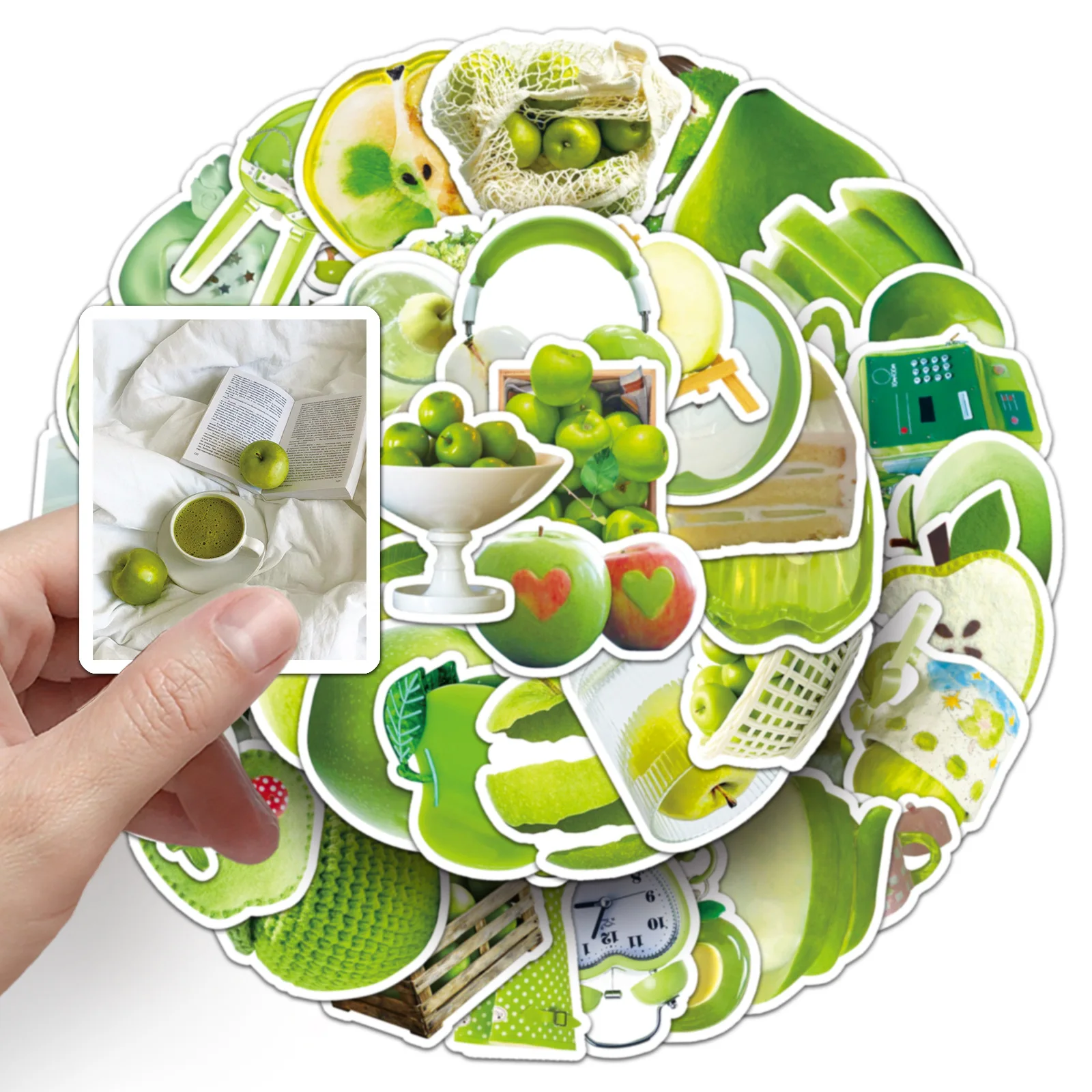 50 green apple stickers with Ins style cartoon, creative personality, trendy decoration, water cup, computer stickers
50 green apple stickers with Ins style cartoon, creative personality, trendy decoration, water cup, computer stickers