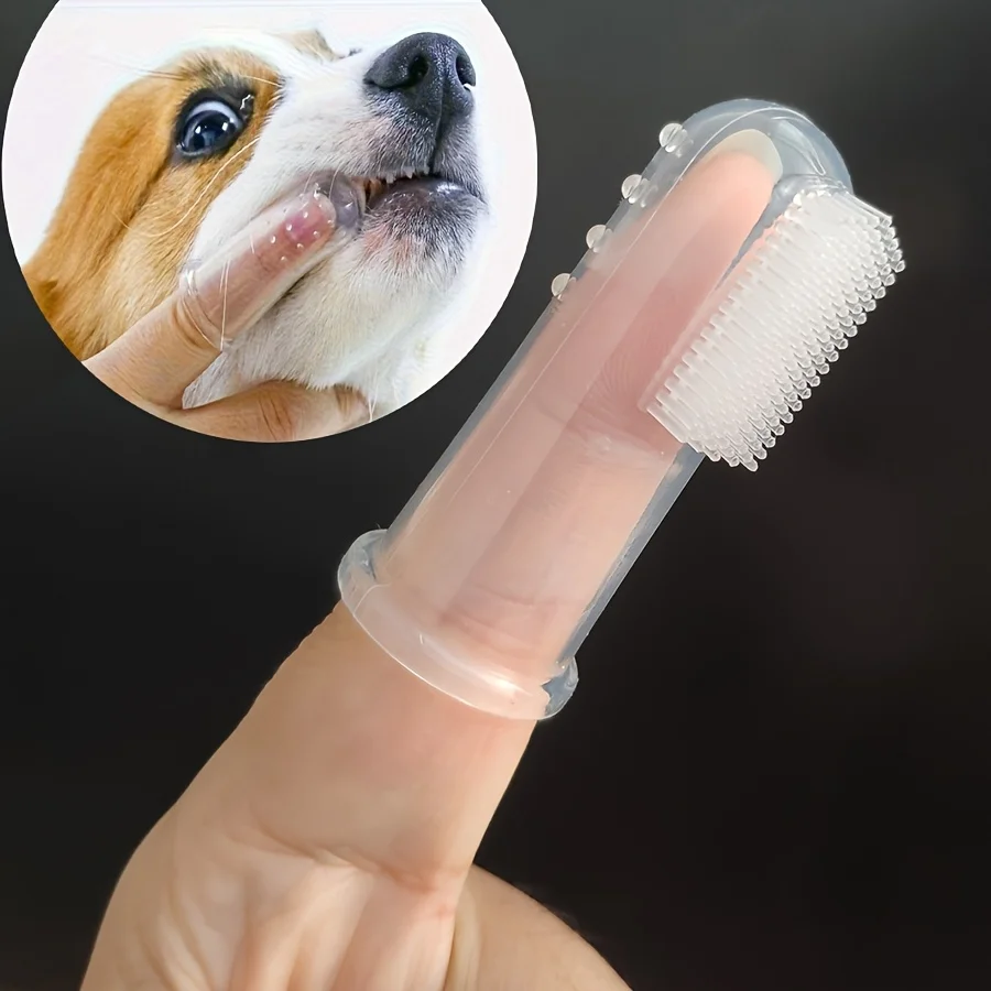 Pet Dental Care Kit - Soft Silicone Toothbrush for Dogs and Cats, Gentle Finger Brush, Easy To Clean, Battery-free,
Pet Dental Care Kit - Soft Silicone Toothbrush for Dogs and Cats, Gentle Finger Brush, Easy To Clean, Battery-free,