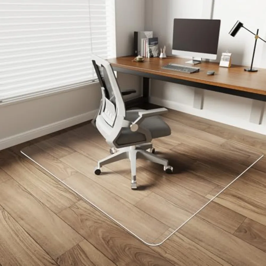 Office Chair Mat for Hardwood Floor 48"X48" Non-Slip Computer Chair Mat Desk Floor Mat Easy Glide Office Floor Mats for Rolling
Office Chair Mat for Hardwood Floor 48"X48" Non-Slip Computer Chair Mat Desk Floor Mat Easy Glide Office Floor Mats for Rolling
