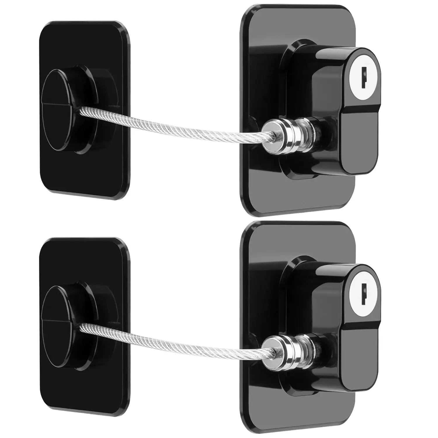 Fridge Lock, 2 Pack Refrigerator Lock for Freezer, Cabinets, Drawers, and Closets, Durable ABS with Adhesive, Easy Install No
Fridge Lock, 2 Pack Refrigerator Lock for Freezer, Cabinets, Drawers, and Closets, Durable ABS with Adhesive, Easy Install No
