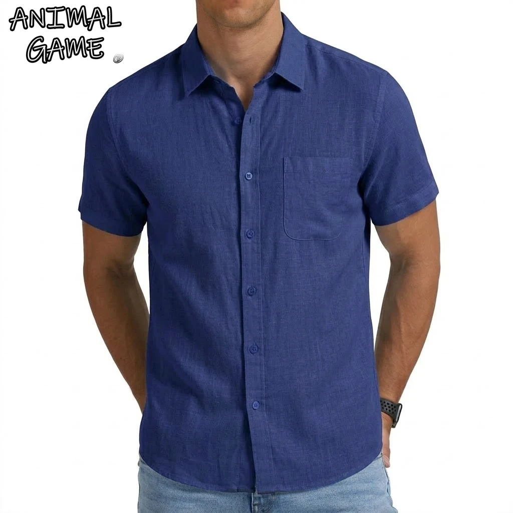 Men's Short Sleeve Shirt Luxury Work Tshirts Elegant T-shirts Men's Shirts Hawaiian Shirt Summer Cotton Linen Shirts for Men
Men's Short Sleeve Shirt Luxury Work Tshirts Elegant T-shirts Men's Shirts Hawaiian Shirt Summer Cotton Linen Shirts for Men