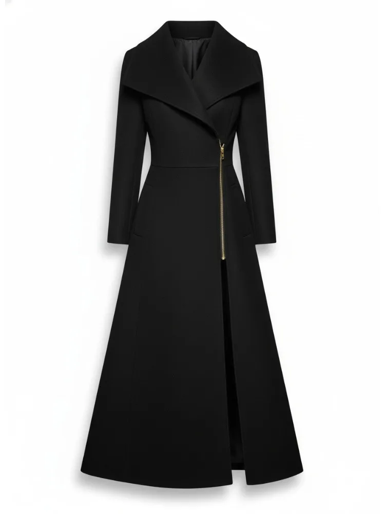 Onecozyday 2025 Autumn Fashion Long Trench Coat Dress Lapel Collar Long Sleeves Zippered High Waist A-line Pleated Maxi Dress
Onecozyday 2025 Autumn Fashion Long Trench Coat Dress Lapel Collar Long Sleeves Zippered High Waist A-line Pleated Maxi Dress