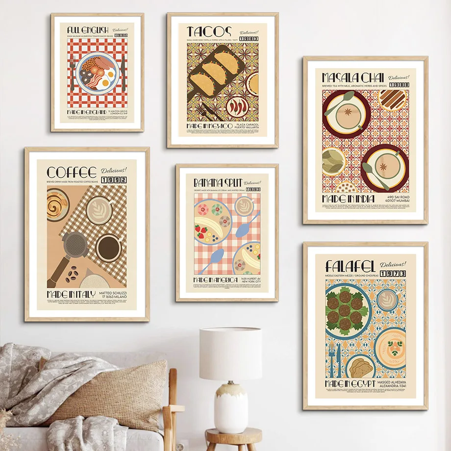 Coffee Latté Food Dessert Cooking Wall Art Canvas Painting Nordic Posters And Prints Wall Pictures For Living Room Kitchen Decor
Coffee Latté Food Dessert Cooking Wall Art Canvas Painting Nordic Posters And Prints Wall Pictures For Living Room Kitchen Decor