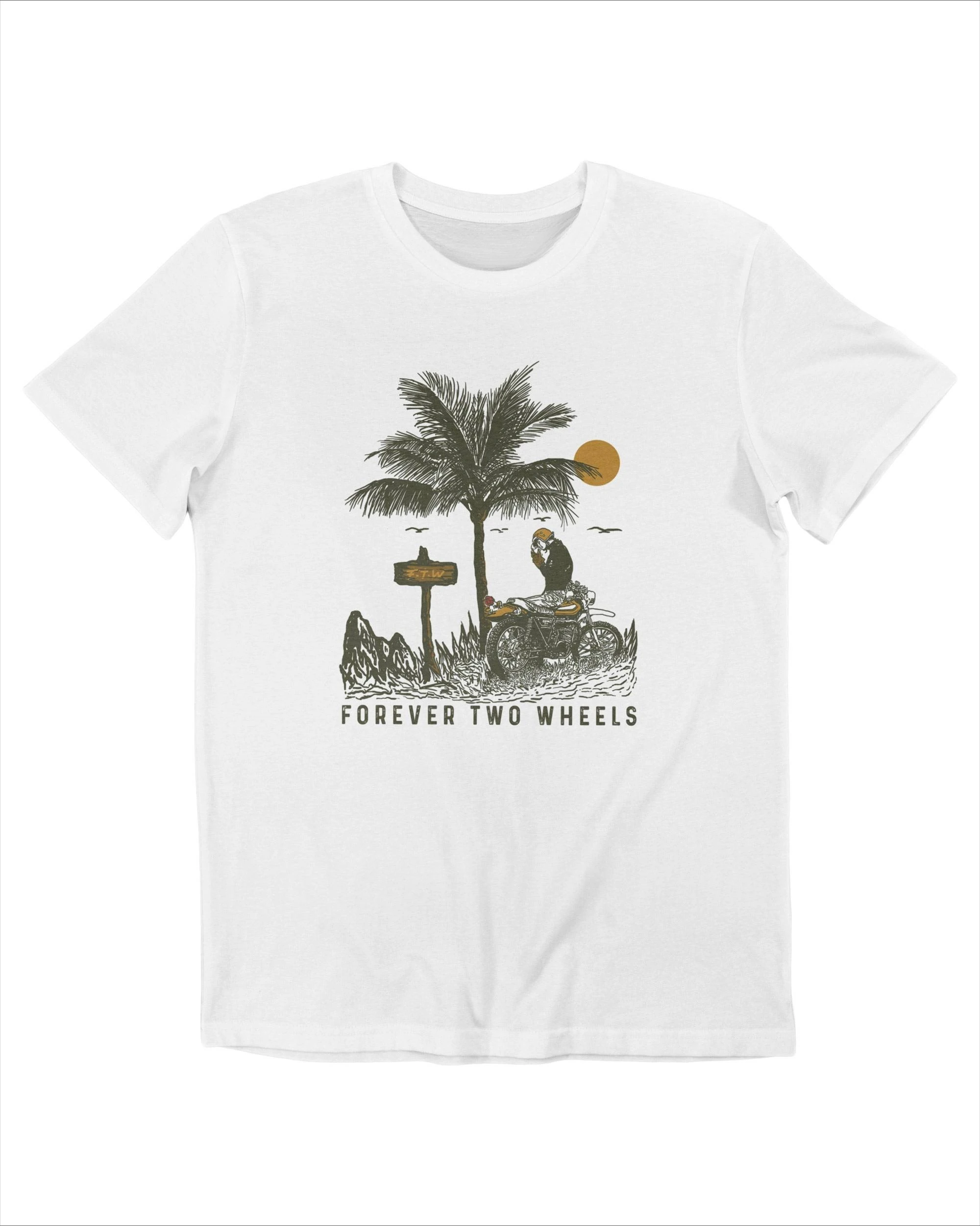 Forever Two Wheels Graphic Printing Summer Luxury Brand Pure Cotton Men's and Women's T-shirts Short Sleeves Trendy Clothing
Forever Two Wheels Graphic Printing Summer Luxury Brand Pure Cotton Men's and Women's T-shirts Short Sleeves Trendy Clothing