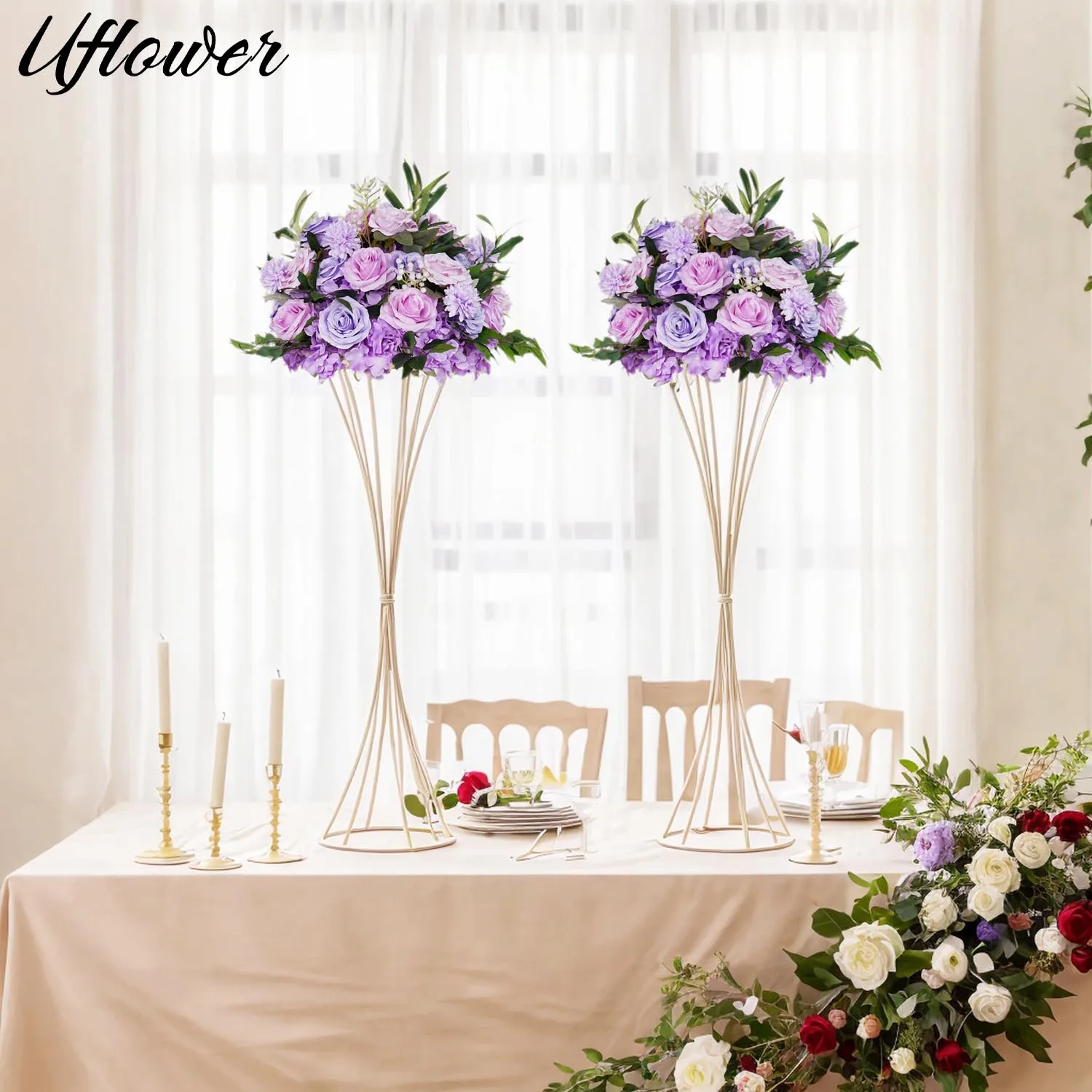 Uflower Hydrangea Rose Aritificial Flower Ball Road Leading White Silk Flower Ball Wedding Decoration Table Centrepiece decor
Uflower Hydrangea Rose Aritificial Flower Ball Road Leading White Silk Flower Ball Wedding Decoration Table Centrepiece decor