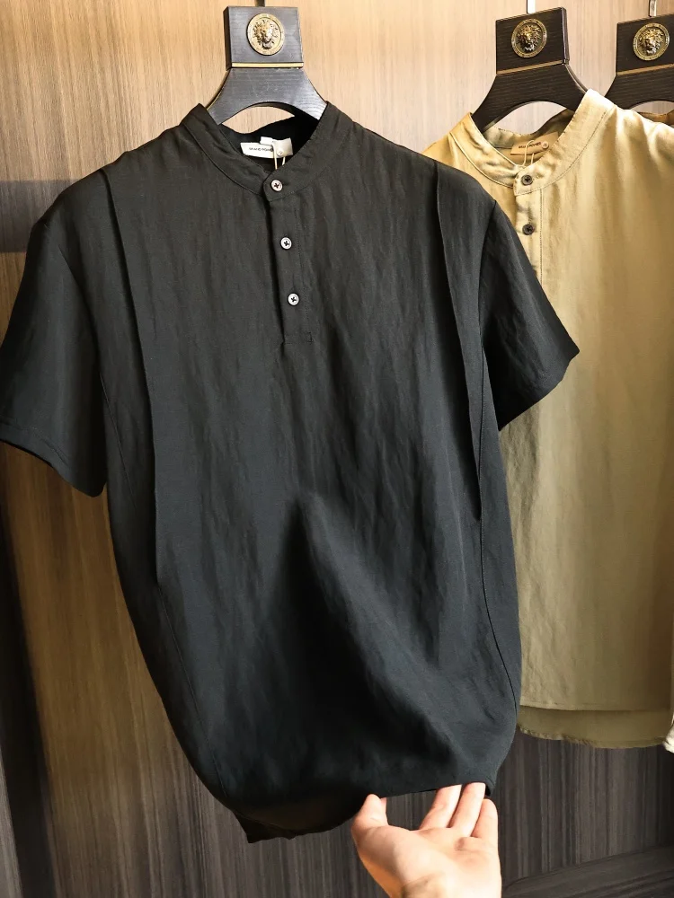 New Chinese Style Button up Short Sleeve Shirt Men's Fashionable Breathable Skin-Friendly Summer Fit Modern Style Polyester F...
New Chinese Style Button up Short Sleeve Shirt Men's Fashionable Breathable Skin-Friendly Summer Fit Modern Style Polyester F...