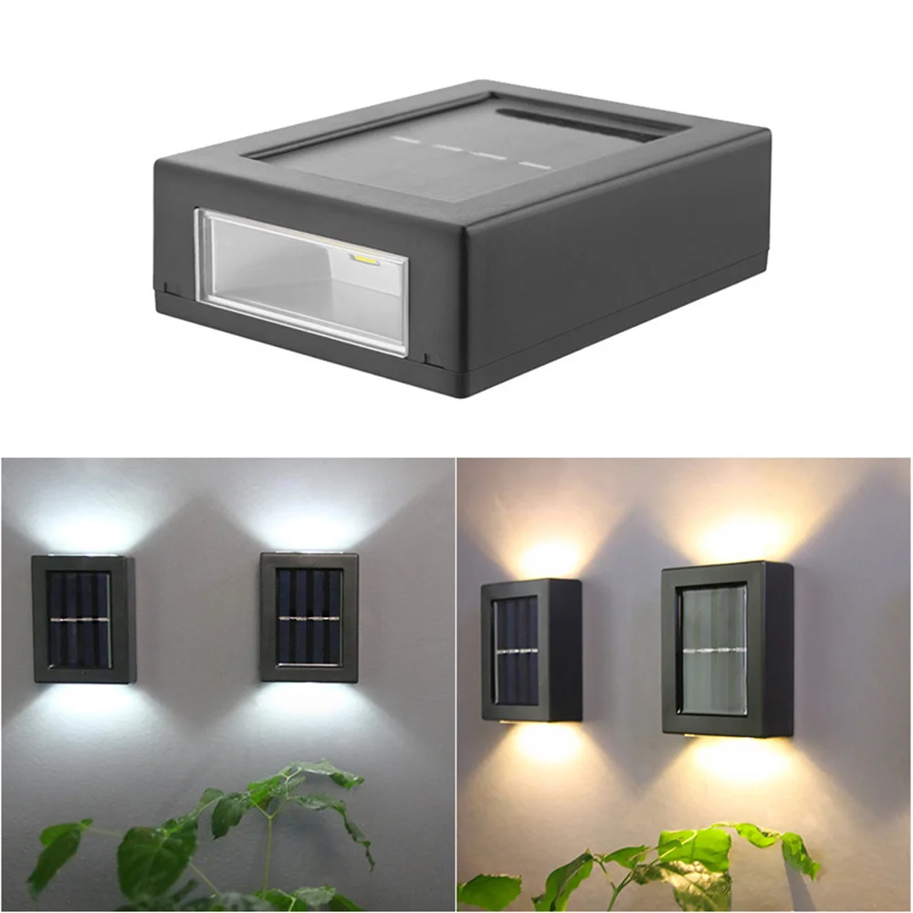 2/4 PCS LED Solar Wall Lamps Up And Down Solar Powered Step Light Outdoor Waterproof Decorative Lights For Garden Yard Patio
2/4 PCS LED Solar Wall Lamps Up And Down Solar Powered Step Light Outdoor Waterproof Decorative Lights For Garden Yard Patio