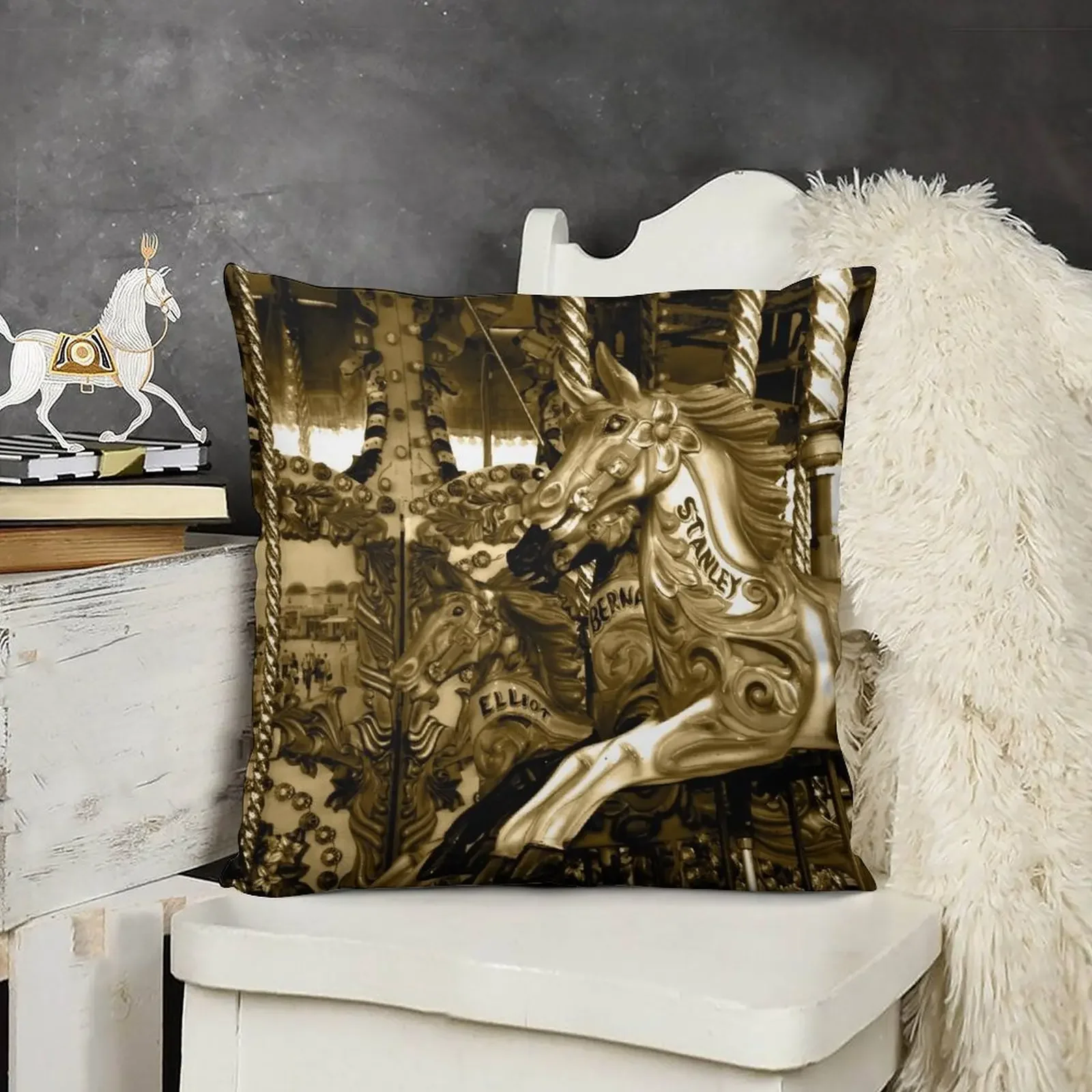 Carousel in Sepia Throw Pillow bed pillows Luxury Pillow Case luxury home accessories pillow
Carousel in Sepia Throw Pillow bed pillows Luxury Pillow Case luxury home accessories pillow