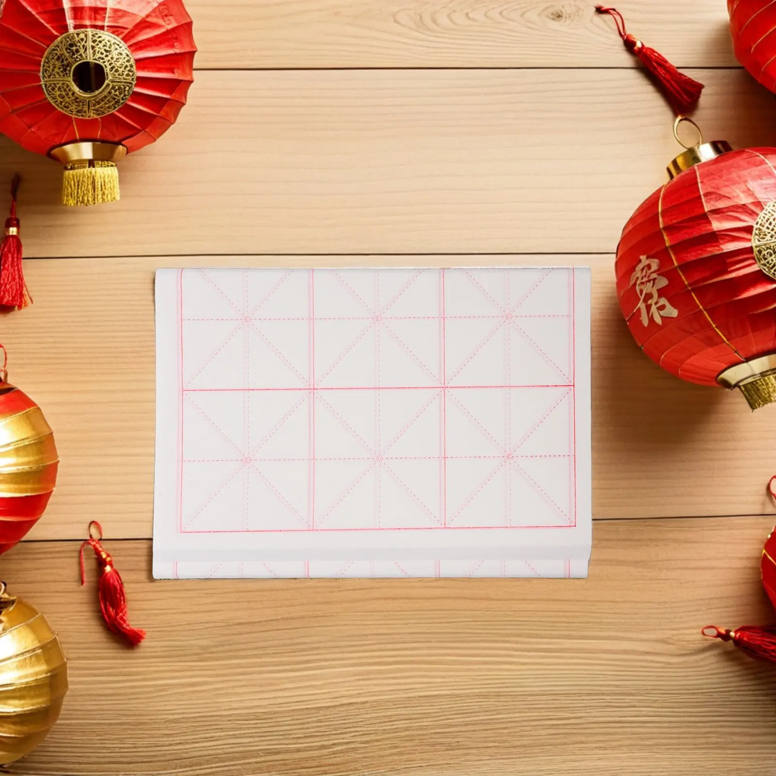 50Pcs Semi-Raw Chinese Rice Paper Sheets Calligraphy Practice Grid Layout Slow Ink Absorption Reduced Bleeding Bamboo Pulp Sumi
50Pcs Semi-Raw Chinese Rice Paper Sheets Calligraphy Practice Grid Layout Slow Ink Absorption Reduced Bleeding Bamboo Pulp Sumi