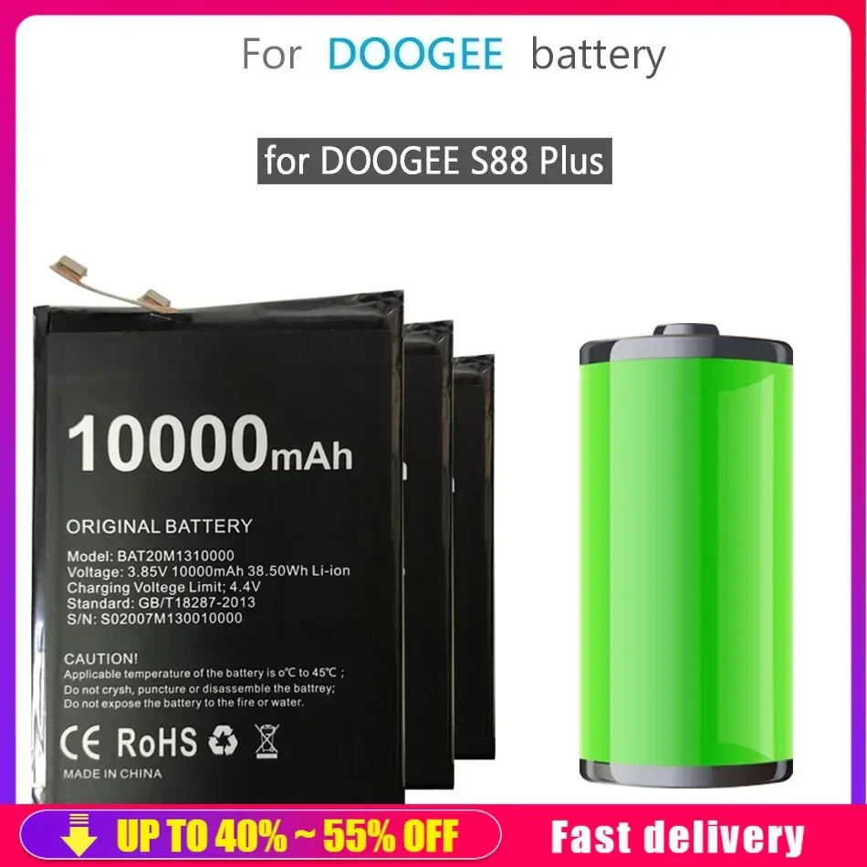 Аккумулятор для DOOGEE S88 Plus S88Plus 10000 мАч Аккумулятор для DOOGEE BAT20M 1310000 Мобильный телефон
Аккумулятор для DOOGEE S88 Plus S88Plus 10000 мАч Аккумулятор для DOOGEE BAT20M 1310000 Мобильный телефон