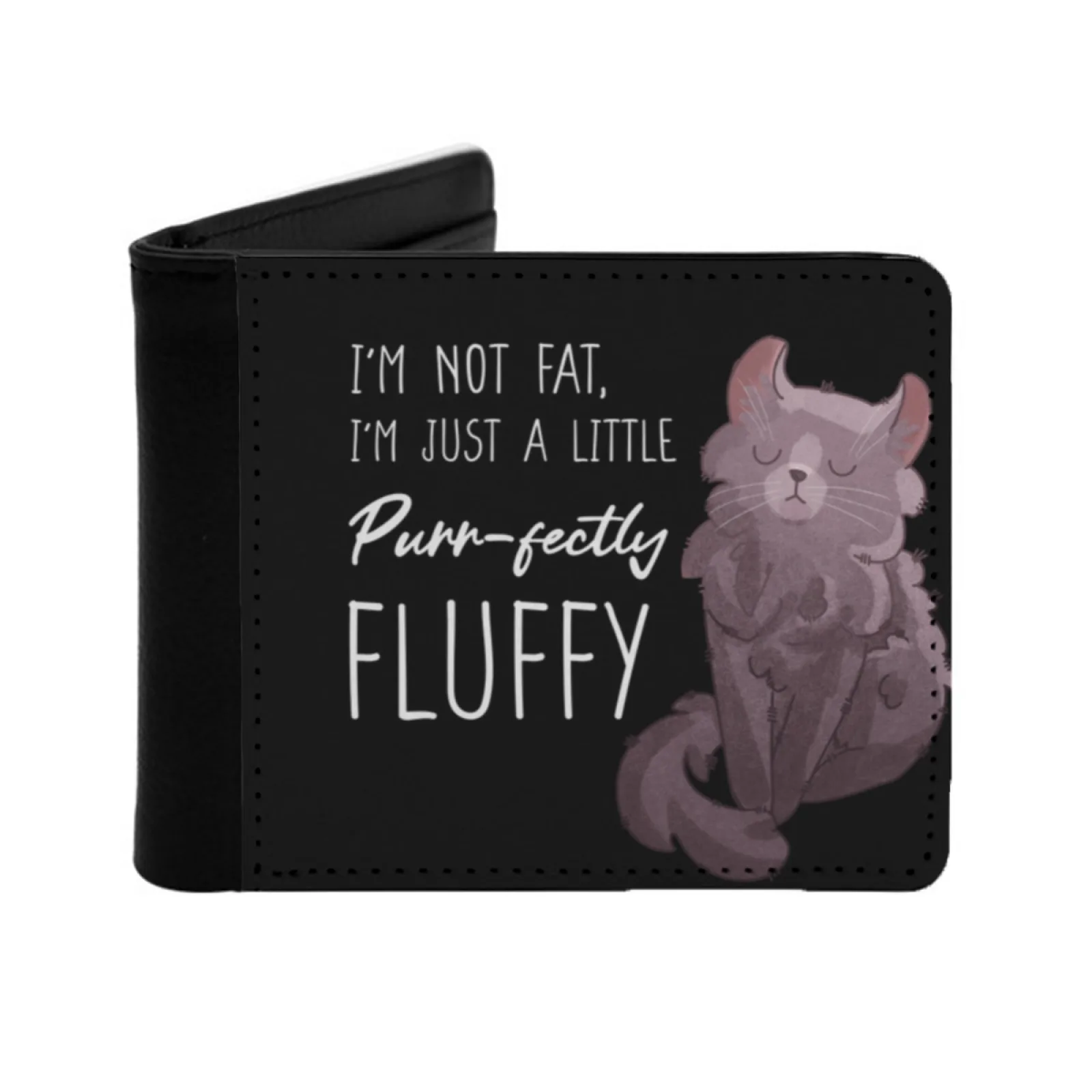 I'M Not Fat American Curl Kitten Personalized Wallet For Men And Women Pu Leather Short Pocket Purse Im Not Fat Perfectly
I'M Not Fat American Curl Kitten Personalized Wallet For Men And Women Pu Leather Short Pocket Purse Im Not Fat Perfectly