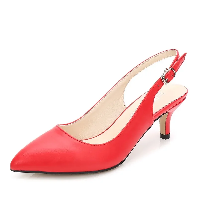 2025 New Fashion Versatile Designer Classics Party Shoes Women 5CM Thin Heels Solid Color Women Metal Buckle Strap Formal Shoes
2025 New Fashion Versatile Designer Classics Party Shoes Women 5CM Thin Heels Solid Color Women Metal Buckle Strap Formal Shoes