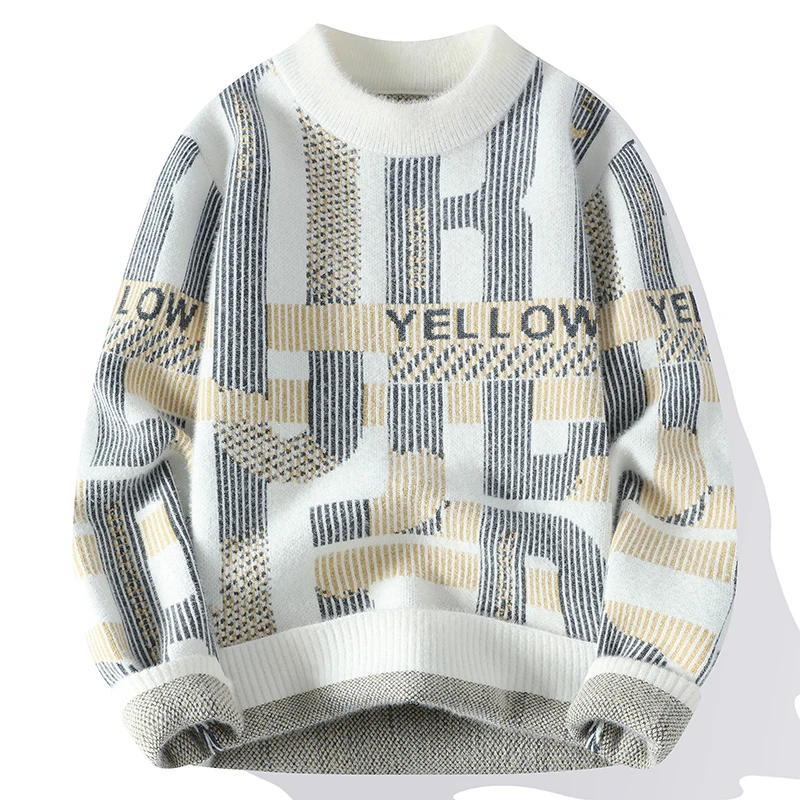 Мужской вязаный свитер Thiened: модный, осенне-зимний, свободный крой, базовый слой, шерстяной, молодежный, с длинным рукавом
Мужской вязаный свитер Thiened: модный, осенне-зимний, свободный крой, базовый слой, шерстяной, молодежный, с длинным рукавом