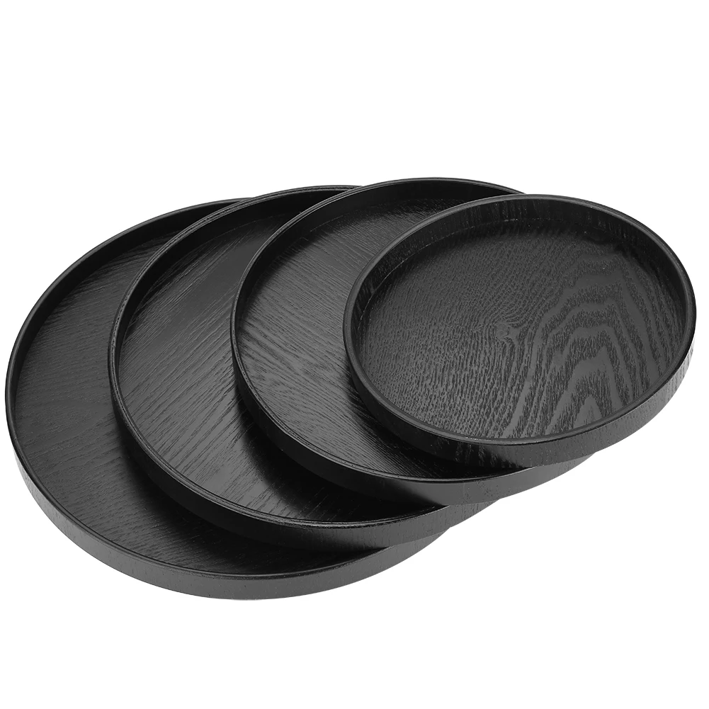 Round Wooden Tea Table Tray Coffee Snack Food Meals Plate Kitchen Restaurant Chinese Tea Serving Tray Black
Round Wooden Tea Table Tray Coffee Snack Food Meals Plate Kitchen Restaurant Chinese Tea Serving Tray Black