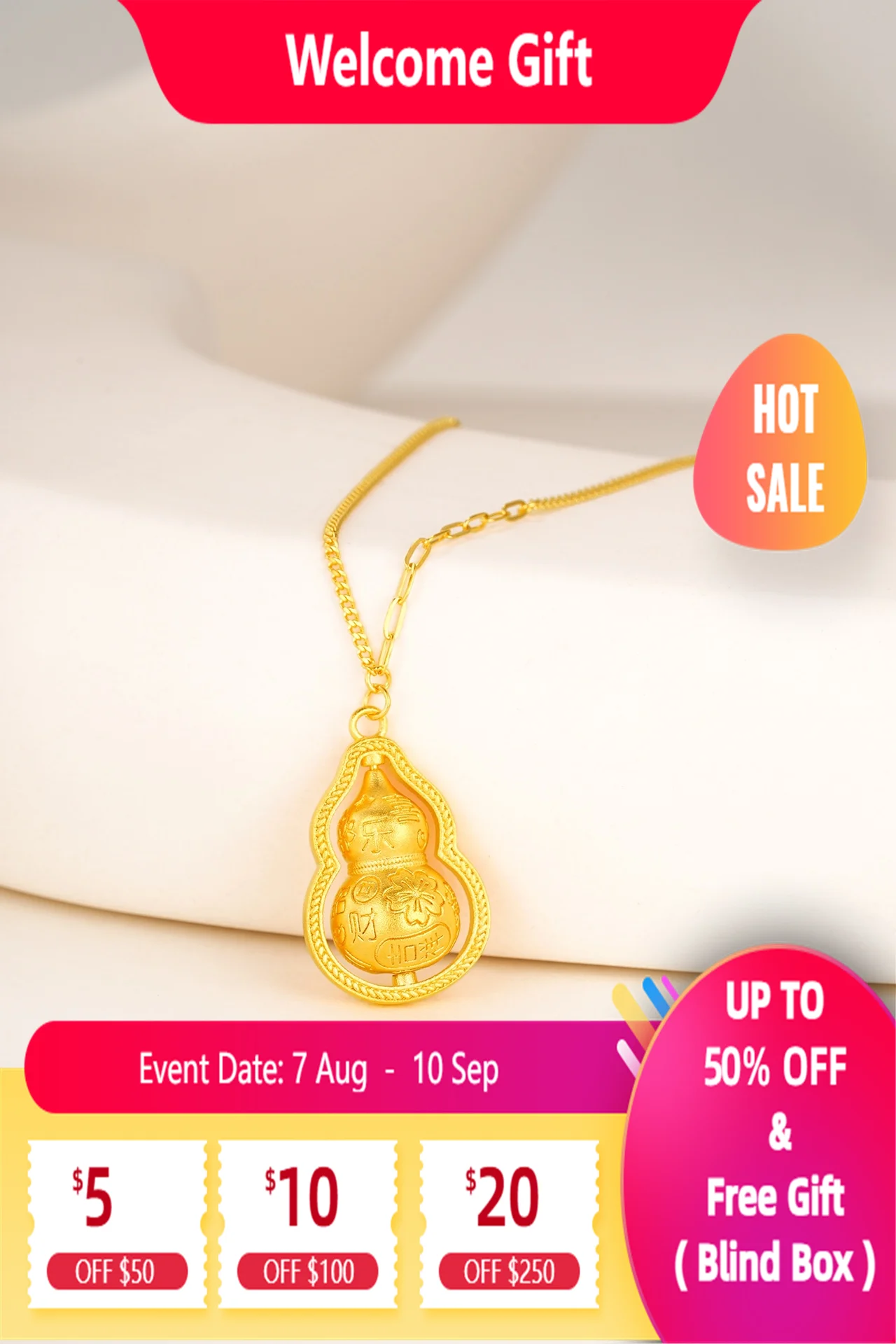 Lium Gems 24K Gold Vermeil 925 Sterling Silver Chinese Hulu Gourd Good Fortune Necklace Charms for Gift Anniversary-
Lium Gems 24K Gold Vermeil 925 Sterling Silver Chinese Hulu Gourd Good Fortune Necklace Charms for Gift Anniversary-