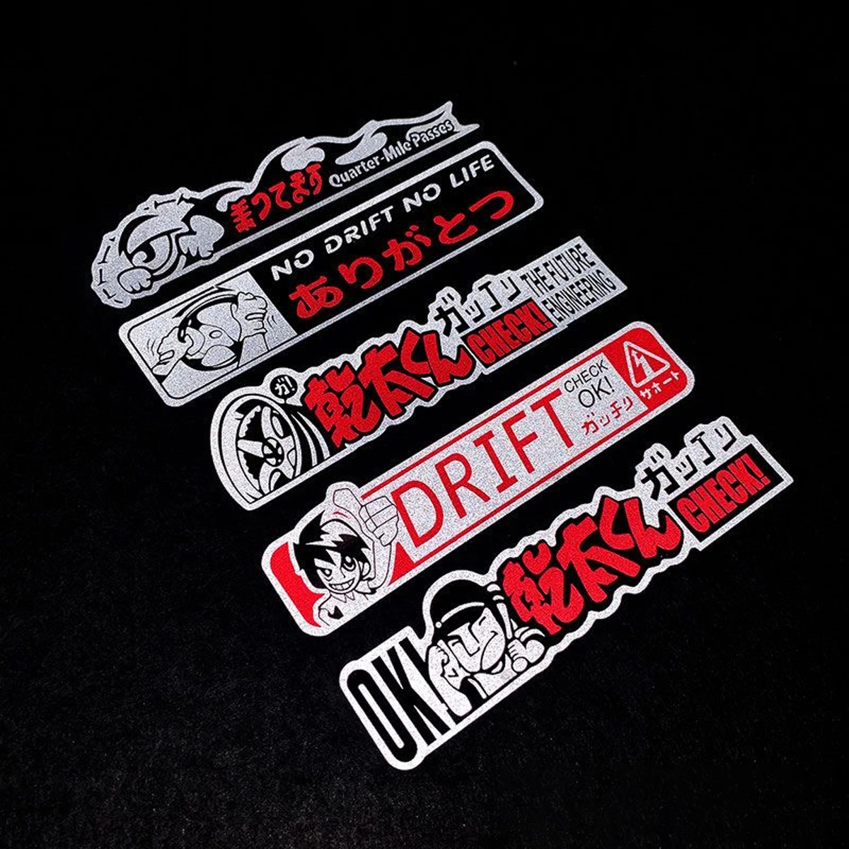 Motorcycle Scooter JDM Reflective Stickers Vinyl Decals for Fuel Tank Body Helmet Yamaha Kawasaki Suzuki Parts
Motorcycle Scooter JDM Reflective Stickers Vinyl Decals for Fuel Tank Body Helmet Yamaha Kawasaki Suzuki Parts