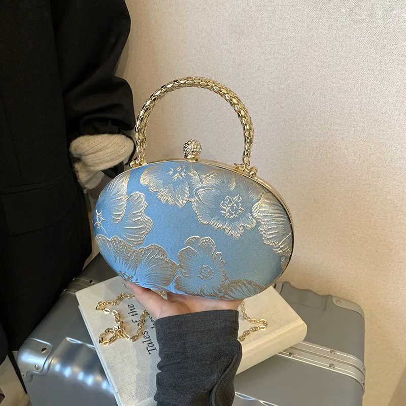 Chinese Style Handbag Luxury Elegant Evening Clutch Bag Multi-function Embroidered Elliptical Purses Large Capacity Evening
Chinese Style Handbag Luxury Elegant Evening Clutch Bag Multi-function Embroidered Elliptical Purses Large Capacity Evening