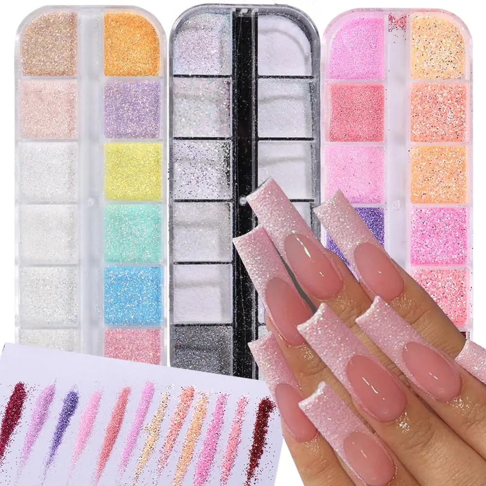 36 Colors Sugar Glitter Powder for Nails, Iridescent Nail Art Glitter Sugar Coating Effect, Dazzling Loose Rainbow Glitter DIY
36 Colors Sugar Glitter Powder for Nails, Iridescent Nail Art Glitter Sugar Coating Effect, Dazzling Loose Rainbow Glitter DIY